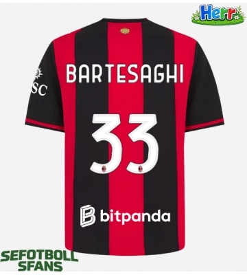 AC Milan Davide Bartesaghi #33 Hemmatröja 2026-27 Kortärmad